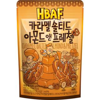Smagsatte mandler (120 g)-Salted Caramel Almond & Pretzel