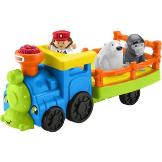 Fisher-Price Little People Toddler Toy Train Choo-Choo Zoo med musiklyde og 3 tal for foregive lege i alderen 1+ ?r
