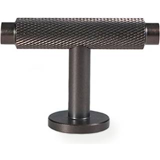 Nørrebro • Møbelknop med diamond cut, bruneret messing
