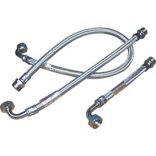 Monteringsslange rustfri vinkel 30 cm