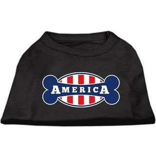 Bonely in America Screen Print Shirt Black Med