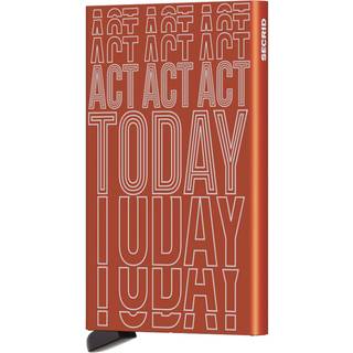 Secrid Cardprotector, Act Today - Orange