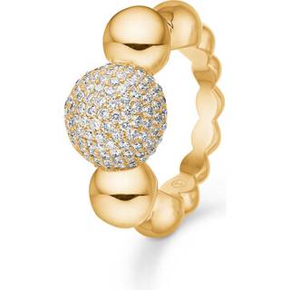 Mads Z - Biggest Diamond Ball ring i 14 kt guld m. i alt 1,24 ct.