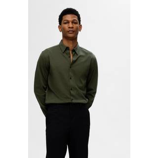 SLHSLIM-JERSEY SHIRT LS NOOS