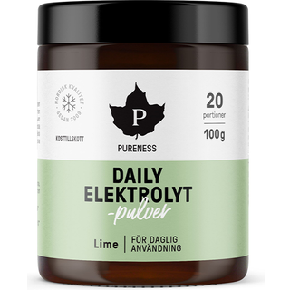 Pureness Daily Elektrolytpulver, Lime, 100 g