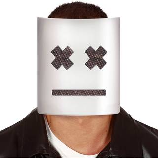 Weiße Marshmallow Maske