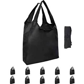 10 pakke holdbar foldning af store k?kken genanvendelige indk?bsposer med h?ndtag bulk aricsen genbrug foldbar k?bmand kraftigt vaskbar i lomme l