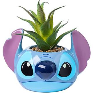 Disney Stitch står over for stor keramisk planter 5x5x7 tommer