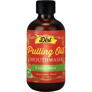 Den snavsolie, der tr?kker mundskyl - glutenfri - fjerner plaket Tartar d?rlig ?nde & Whitens t?nder (Cinna Mint 4 Ounce)