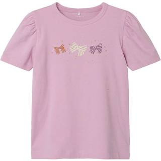 Name It Mauve Mist Sløjfer Top
