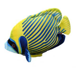 Wild Republic Coral Reef Emperor Angelfish fylld djur 6 tum gåva för barn plysch leksaksfyllning spinns återvunnet vattenflaskor