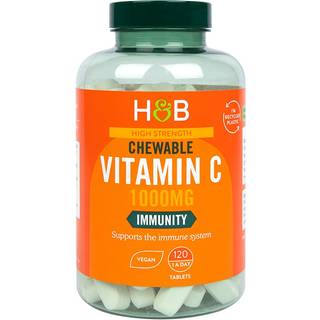 Holland & Barrett - Højstyrke Tyggetabletter med C-vitamin, 1000mg - 250 tabletter