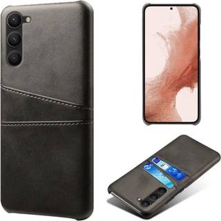 SKALO Samsung S23 PU-læder Kortholder Cover - Sort