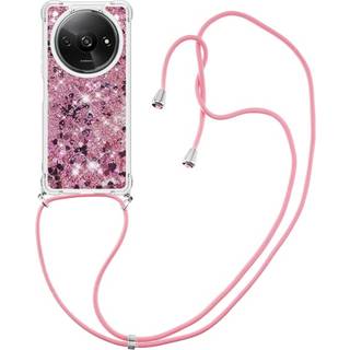 SKALO Xiaomi Redmi A3 Kvicksand Glitter Mobile Collar - Rosa guld