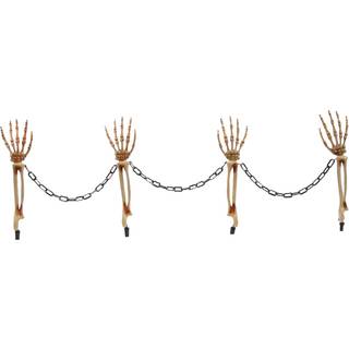 Skeletthand Gartenstecker Zaun