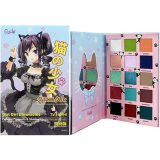 Rude Cosmetics Manga Collection Pigments & Shadows Palette Øjenskygge palette Skygge Cat Girl Chronicles 22 g - 22 g