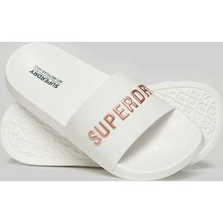 Superdry Superdry White Logo Pool Sliders