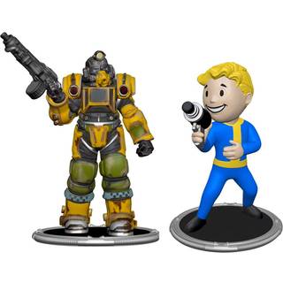 Fallout Mini Figures 2-Pack Set A Excavator & Vault Boy (Gun) 7 cm