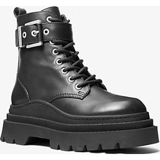 MK Colby Leather Combat Boot - Black - Michael Kors - EU 37