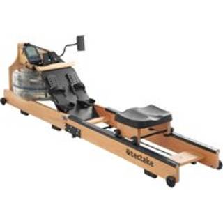 Træ romaskine Titan sammenklappelig, ergonomisk, 150kg bæreevne - sort/brun