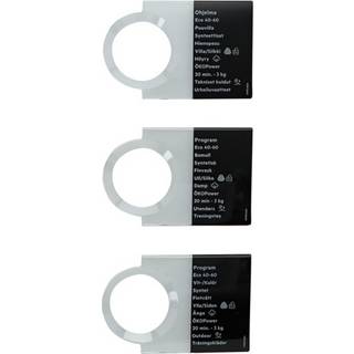 Electrolux programplade, knap, klæbestof 140196312171