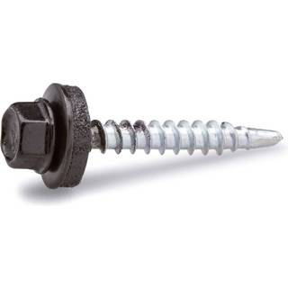 FAST farmerskrue med borespids, sort, 4,8 x 35 mm - 250 stk.