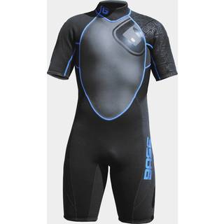 Våddragt BASE Standard Shorty 2 mm Blue, kortærmet, herre, Large (81 - 91 kg)