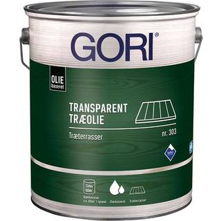 GORI Transparent Træolie Træterrasse 303 5 Liter - 5 liter - Grøntonet