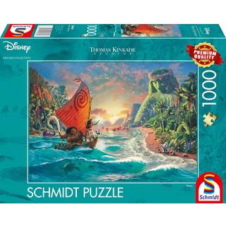 Schmidt Puzzle - Thomas Kinkade: Disney Vaiana Moana (1000 Pieces) Floor