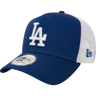 New Era LA Dodgers Clean Blue A-Frame Trucker Cap newera adult unisex Blue newera adult unisex Blue newera adult unisex Blue newera adult unisex Blue - One Size
