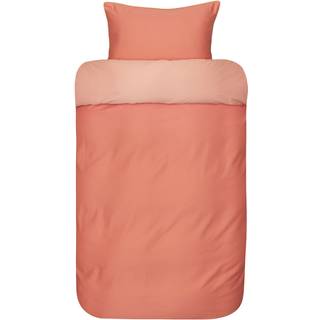 Hoie Dynebetræk Sæt Oslo Satin Peach 150x210 cm