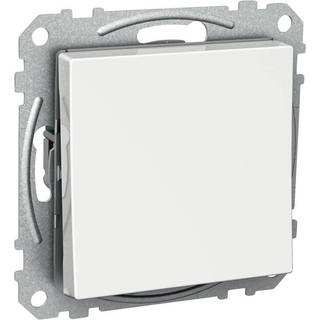Schneider Electric Strømafbryder, uden klør, trapp/1-pol, Exxact, Hvid