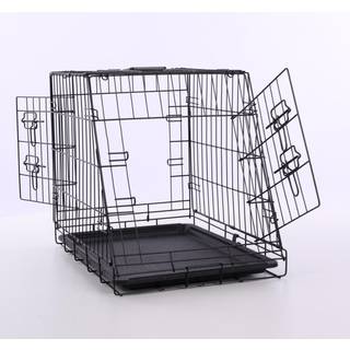 Transportbur skråM 77x48x55,5 cm sort