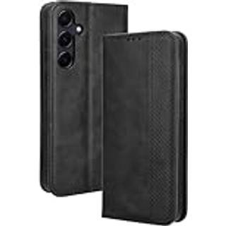 Wallet Stand Flip-telefonetui til Samsung Galaxy A35 5G - Sort