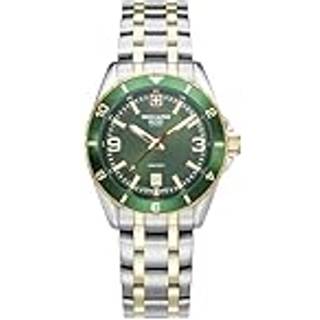 Swiss Alpine Military 7034.1144 Herrenuhr Sierra bicolor grün 42mm 10ATM