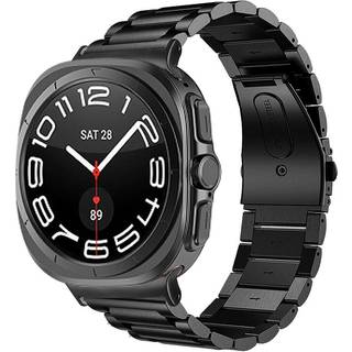 EIDERWOOD Samsung Galaxy Watch Ultra (47mm) Rustfrit Stål Smartwatch Rem - Sort