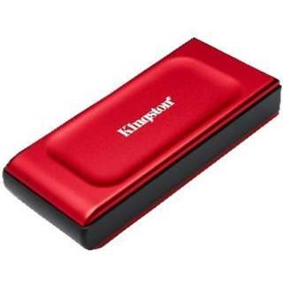 Kingston XS1000 Portable SSD - 1TB - Ekstern SSD - Rød - USB 3.2 Gen 2