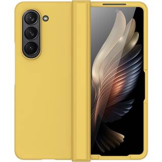 EIDERWOOD Samsung Galaxy Z Fold6 Gummibelagt Hård Plastik Bagside Cover - Gul