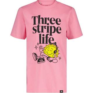 Positivity Table Graphic T-Shirt - Bliss Pink - 128