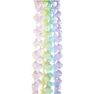Krepp-Girlande gedreht Regenbogen Pastell Mix