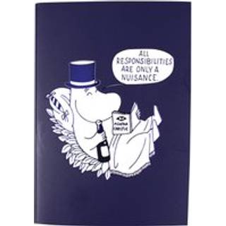 Papa Moomin A6 Notebook - Dark Blue