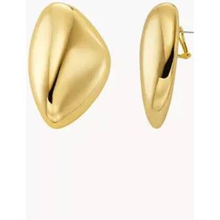 MK Large Precious Metal-Plated Brass Pebble Earring - Gold - Michael Kors - ONE SIZE