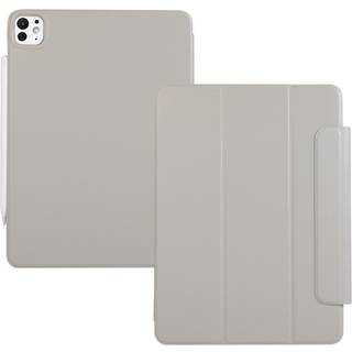 EIDERWOOD iPad Pro 13" (2025 / 2024) Magnetisk Tri-Fold Flip Cover - Grå