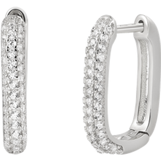 XENOX Ohrringe - DUO LINK - XS91486 - silber