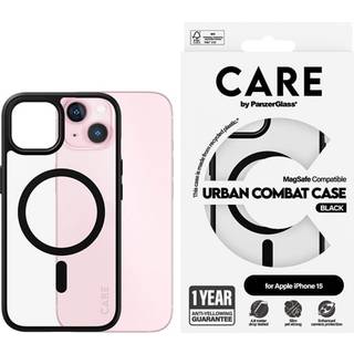 CARE iPhone 15 magsafe cover, Transparent, m sort