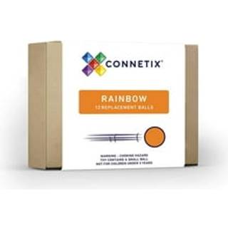 Connetix Ball Pack kugler til kuglebane 12 dele - Rainbow (På lager i varehus)
