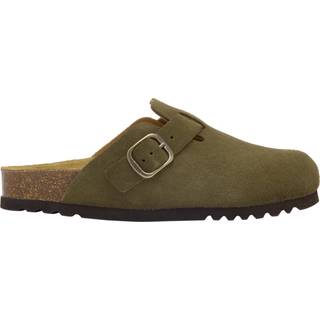 Fae Suede Clogs, Khaki, 39