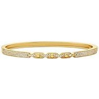 Michael Kors Astor Link armbånd i forgyldt med cubic zirkonia