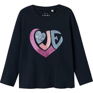 Name It Dark Sapphire Love Top - Str. 5y 110cm