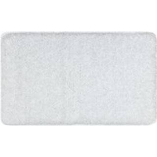 Badeværelsestæppe SYNERGY, glamour, skridsikkert, blødt - lurex hvid 60x100 cm